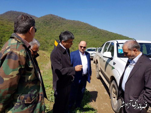 بازدید معاون وزیر جهادکشاورزی از عرصه های طبیعی و منابع ملی شهرستان آزادشهر