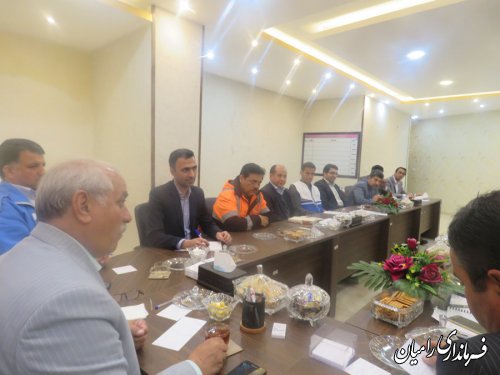 تمامی دستگاه اجرایی و خدمات رسانی شهرستان رامیان و مدیران این دستگاه ها در آماده باش کامل باشند