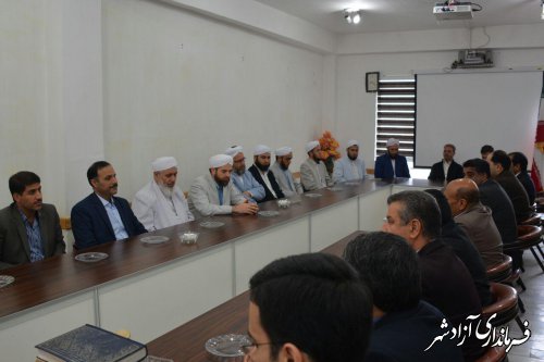 دیدار مسئولین شهرستان آزادشهر با فرماندهان سپاه پاسداران انقلاب اسلامی