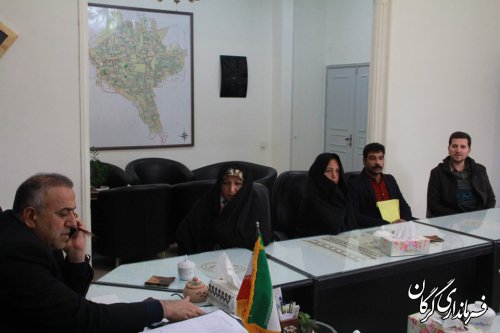 اولین ملاقات مردمی فرماندار شهرستان گرگان با مردم در سال 98 برگزار شد
