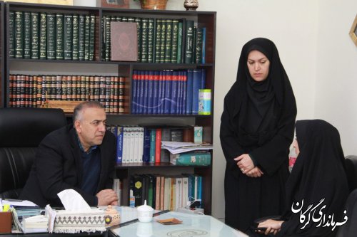 اولین ملاقات مردمی فرماندار شهرستان گرگان با مردم در سال 98 برگزار شد