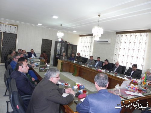 تاکید  فرماندار مینودشت برای پیشگیری از وقوع سیل احتمالی