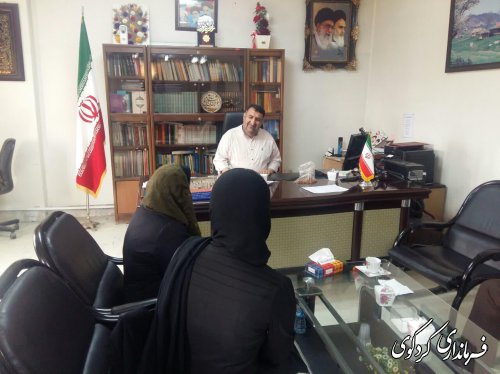 دیدار چهره به چهره تعدادی از شهروندان با فرماندار کردکوی