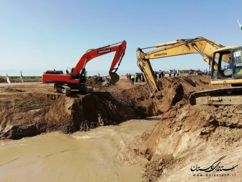کانال انحرافی «بندولی» هدیه قرارگاه خاتم به مردم استان است