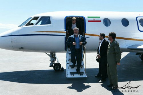 وزیر کشور وارد استان گلستان شد