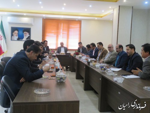 اولین جلسه کارگروه اشتغال شهرستان رامیان در سال 98 برگزار گردید