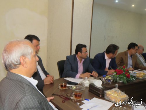 اولین جلسه کارگروه اشتغال شهرستان رامیان در سال 98 برگزار گردید