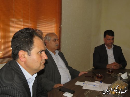 اولین جلسه کارگروه اشتغال شهرستان رامیان در سال 98 برگزار گردید