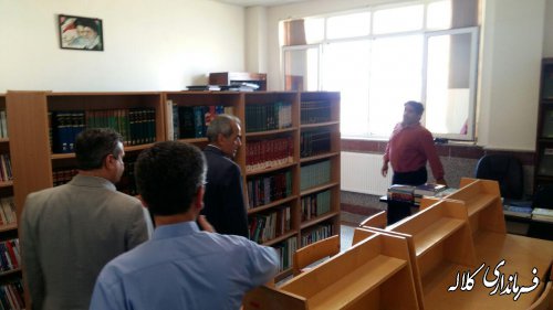 بازدید سرپرست فرماندار کلاله از روند برگزاری امتحانات دانشگاه پیام نور شهرستان