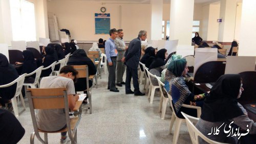 بازدید سرپرست فرماندار کلاله از روند برگزاری امتحانات دانشگاه پیام نور شهرستان