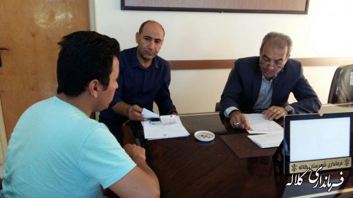 برنامه ملاقات مردمی فرماندار شهرستان کلاله این هفته نیز برگزار شد