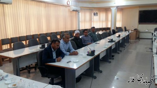 نشست سرپرست فرمانداری کلاله با احزاب,گروه ها و فعالین سیاسی شهرستان