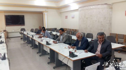نشست سرپرست فرمانداری کلاله با احزاب,گروه ها و فعالین سیاسی شهرستان