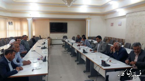 نشست سرپرست فرمانداری کلاله با احزاب,گروه ها و فعالین سیاسی شهرستان