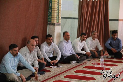 نشست صمیمی فرماندار شهرستان گرگان با شوراهای اسلامی و دهیاران بخش بهاران برگزار شد