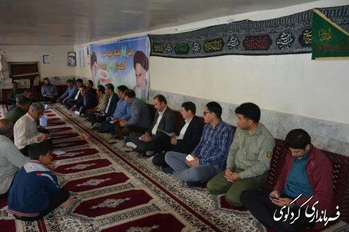 نشست مسئولان با مردم روستای رادکان و بررسی وحل مشکلات در این روستا با حضور فرماندار