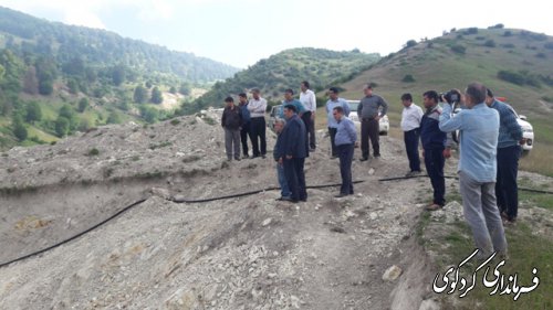 با احداث دو مخزن آب شرب روستای جهان نما با هزینه ۱۰۰ میلیون تومان تامین می شود