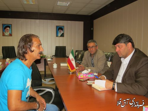 دومین برنامه ملاقات عمومی فرماندار با مردم شهرستان آق قلا برگزار شد