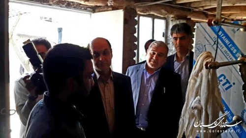 بازدید استاندار گلستان از پایلوت مدیریت جامع حوزه چهل چای مینودشت