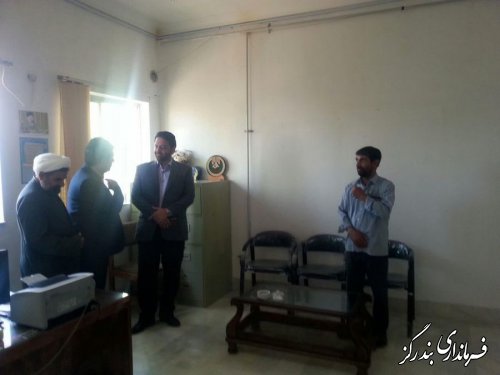 بازدید سرزده فرماندار بندرگز از اداره تبلیغات اسلامی