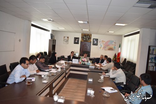 دومین جلسه شورای هماهنگی ترافیک شهرستان گمیشان برگزار شد