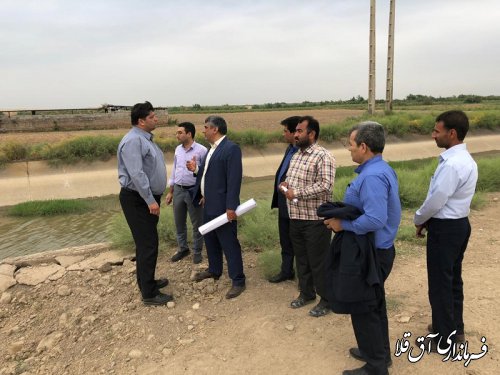 فرماندار و رئیس ستاد مدیریت بحران شهرستان آق قلا از سد وشمگیر بازدید بعمل آورد