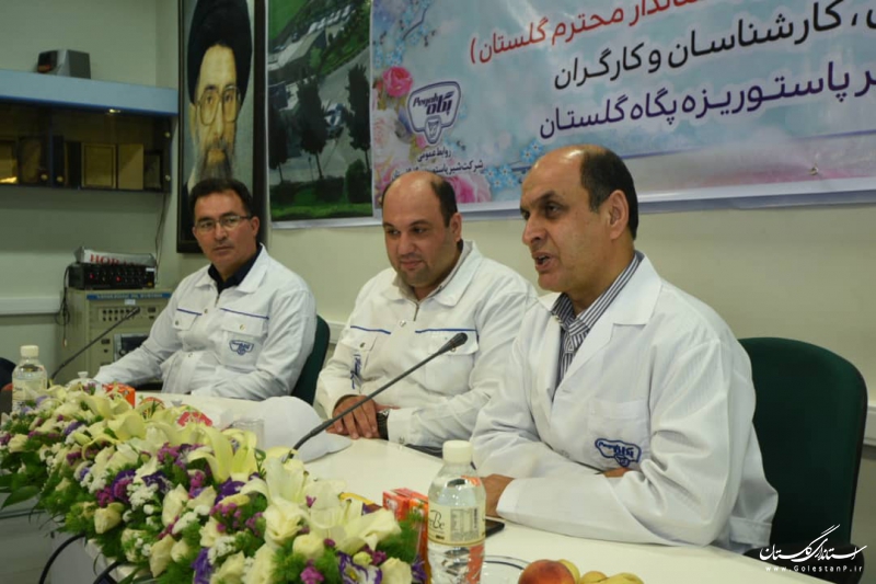 استاندار گلستان از کارخانه شیر پاستوریزه پگاه بازدید کرد