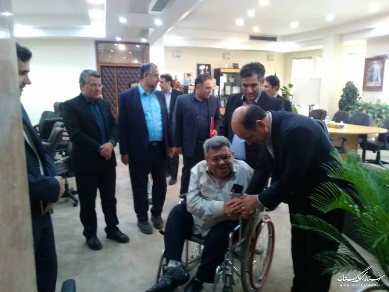 دیدار استاندار گلستان با مدیران و کارمندان اداره کل بهزیستی استان