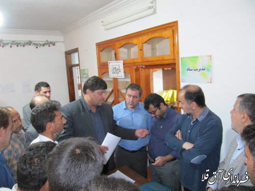 مدیر کل بازرسی وزارت کشور از مناطق سیل زده شهرستان آق قلا بازدید کرد