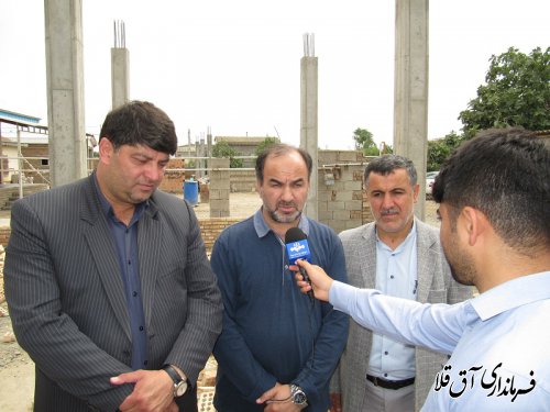 مدیر کل بازرسی وزارت کشور از مناطق سیل زده شهرستان آق قلا بازدید کرد
