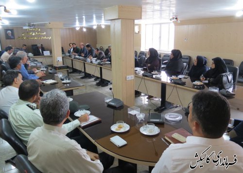 چهارمین جلسه کارگروه اجتماعی و فرهنگی شهرستان گالیکش برگزار شد