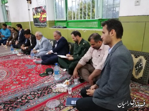 میز خدمت در شهرستان رامیان با حضور  فرماندار و مسئولین  شهرستان رامیان برگزارگردید