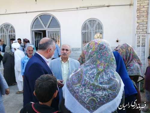 میز خدمت در شهرستان رامیان با حضور  فرماندار و مسئولین  شهرستان رامیان برگزارگردید