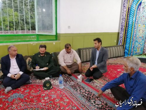 میز خدمت در شهرستان رامیان با حضور  فرماندار و مسئولین  شهرستان رامیان برگزارگردید