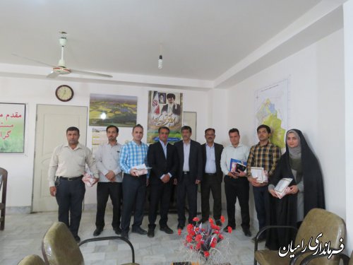خبرنگاران شهرستان رامیان به مناسبت روز خبرنگار تجلیل شدند
