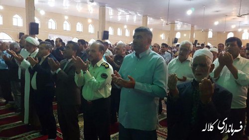 نماز عید سعید قربان در شهرستان کلاله اقامه شد