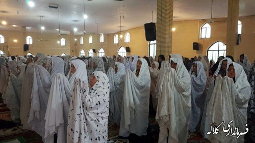 نماز عید سعید قربان در شهرستان کلاله اقامه شد