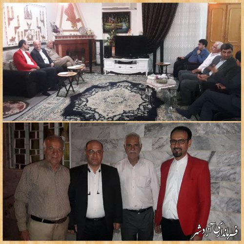 تجلیل و قدردانی فرماندار و بخشدار مرکزی از خانواده خبرنگاران شهرستان آزادشهر
