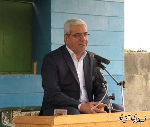 مردم شهرستان آق قلا مصداق صبر و شکیبایی هستند