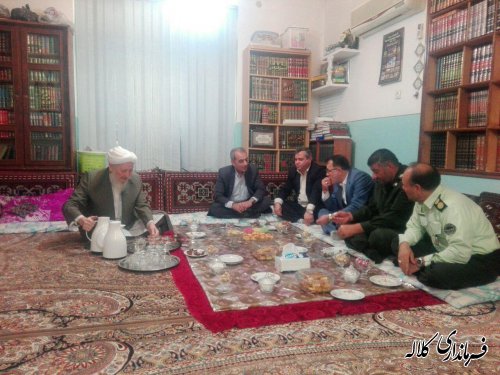 دیدار عیدانه فرماندار کلاله با  ائمه جمعه شهرستان
