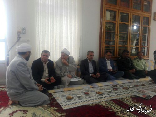 دیدار عیدانه فرماندار کلاله با  ائمه جمعه شهرستان