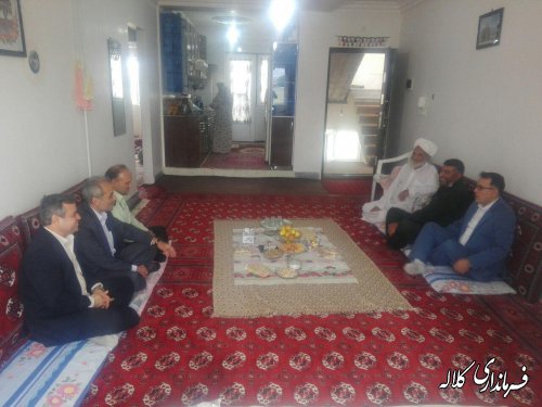 دیدار عیدانه فرماندار کلاله با  ائمه جمعه شهرستان