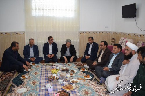 دیدار مدیران کل امنیتی و انتظامی استانداری های گلستان و مازندران با امام جمعه بندرترکمن