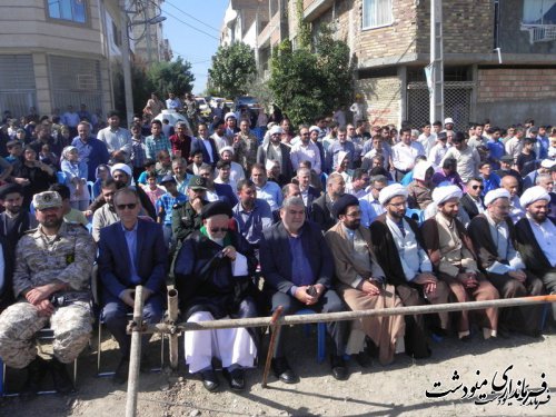 بازسازی واقعه غدیر در شهرستان مینودشت به نمایش در آمد