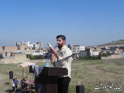 بازسازی واقعه غدیر در شهرستان مینودشت به نمایش در آمد
