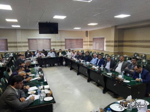 برگزاری جلسه برنامه ریزی گرامیداشت هفته دولت در شهرستان علی آبادکتول