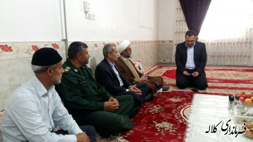 فرماندار کلاله با جانباز سادات شهرستان دیدار کرد