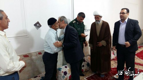 فرماندار کلاله با جانباز سادات شهرستان دیدار کرد
