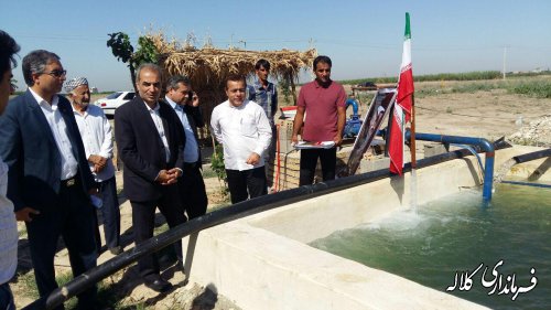 دو طرح آبیاری تحت فشار با اعتباری بالغ بر 176 میلیون تومان در کلاله به بهره برداری رسید