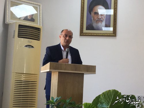 برگزاری مراسم افتتاح متمرکز 91 پروژه عمرانی و اقتصادی و اشتغالزا شهرستان آزادشهر
